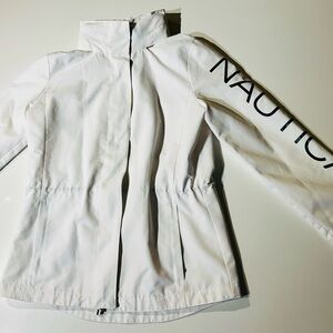 Nautica white Jacket with Subtle Logo